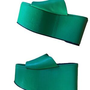 Simon Miller Green Platform Heels